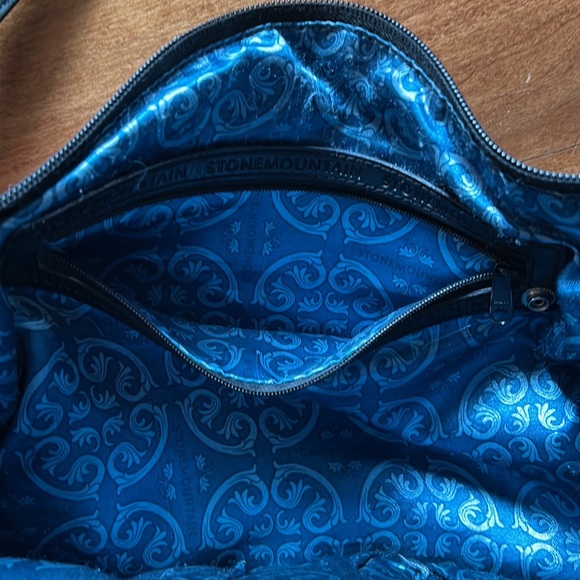 Stone Mountain Black Pebble Leather Bag - Picture 7 of 14